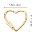 thumbnail image 5 of JUNWELL Brass Heart Clasp Carabiner for Jewelry Making, 5 of 5