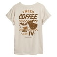 thumbnail image 2 of Gilmore Girls - Lukes Coffee In An IV - Women's Oversized Graphic T-Shirt, 2 of 4