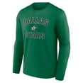 thumbnail image 2 of Men's Kelly Green Dallas Stars Victory Arch Team Long Sleeve T-Shirt, 2 of 3