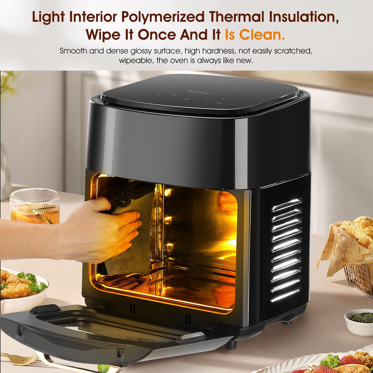 Oyajia Air Fryer, 15.8 Qt 5-in-1 Airfryer with Viewing Window Oyajia Air Fryer, 15.8 Qt 5-in-1 Airfryer with Viewing Window