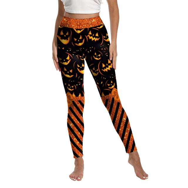 WILLBEST Pantalones de Yoga con Estampado de Christmas para Mujer, Leggings Elásticos de Cintura Alta para Entrenamiento, Mallas Casuales Cómodas para Fitness Y Running. Extra Grande