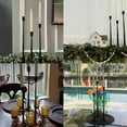 thumbnail image 7 of Iron Taper Candle Holder Set of 3, Black Candlestick Holders Decorative Candle Stand, Tapered Candle Holders Tall Set for Wedding, Dining Table, Home Decoration (Black), 7 of 7