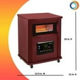 thumbnail image 4 of Comfort Zone Infrared Quartz Cabinet Heater, Cherry, CZ2032C, 4 of 4