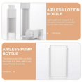 thumbnail image 2 of 4Pcs Airless Pump Bottle Refillable Empty Travel Lotion Pump Containers Vacuum Press Pump Bottles, 2 of 4