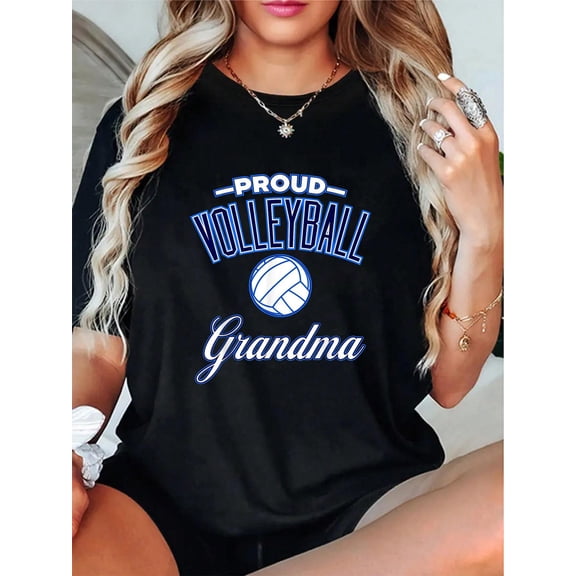 Volleyball Grandma Shirt for Women