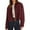 Dark Brown, variant on PRETTYGARDEN Women's Faux Suede Cropped Jacket Casual Fall Fashion Button Down Winter Coats Outerwear Trendy Clothes