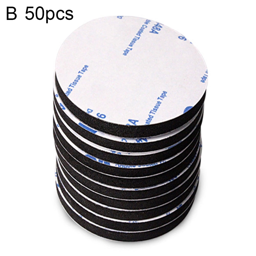 Round, Square) 40/50 Pieces 3M Double Sided Adhesive Pads Strong