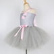 thumbnail image 5 of Disfraz de rata y ratón para niña, vestido de tutú gris con orejas, cola, pajarita y nariz, disfraces de animales de ratón para niña, vestido de fiesta de cumpleaños de Halloween, 5 of 5
