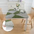 thumbnail image 2 of WYYP Checkerboard Pattern Square Fitted Table Cloths 100% Polyester Fiber 52*52, 2 of 8