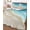 Blue, variant on Quilts Queen Size Bedding Set, Turquoise Ombre Oceans Reversible Summer Quilt 3 Pieces, Watercolor Summer Coastal Beach Waves Lightweight Bedspreads Coverlets with 2 Pillow Shams for All Seasons