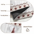 thumbnail image 6 of Western Star Area Rugs 8'x10', Washable Small Throw Rugs for Living Room Patio, Ethnic Country Red Stars White Wooden Plank Indoor Outdoor Rug Non-Slip Low Pile Carpet Runner Reversible Floor Mats, 6 of 8