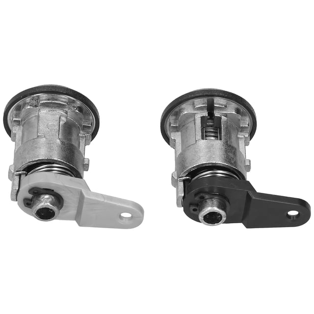 Aramox Car Lock Cylinder Front Door Lock Barrels Left+Right Locking Cylinder Keys Door Lock Barrel Keys Set Fit For Courier/Fiesta/KA