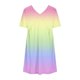 thumbnail image 4 of Puntoco Vestido De Manga Corta Con Cuello En V, Vestido De Verano De Manga Corta De Color Sólido Para Mujer Rosa Xxl, 4 of 4