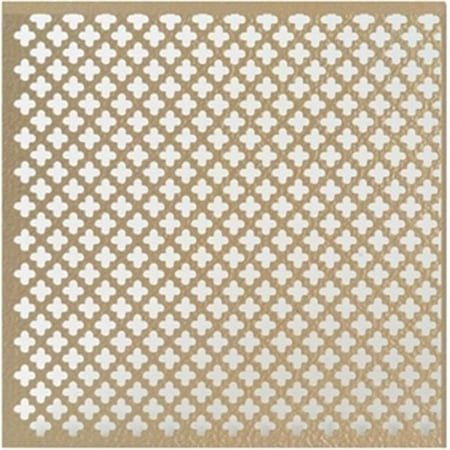 Md Building Products 57109 2 X 3 Ft Cloverleaf Aluminum Sheet