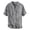 n-466Grey2218, variant on CUSTG T-Shirts Summer Linen Short Sleeve Casual T Shirt Men's Stand Pullover Shirt Relaxed Fit O-Neck Tops