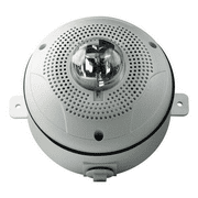 SYSTEM SENSOR - US SPSCWHKP OUTDOOR CEIL SPKR/STRB HI CD WHITE PLAIN NO WORDS