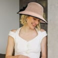 thumbnail image 5 of Sun Hats for Women Wide Brim Straw Beach Hat UV UPF 50+ Foldable Summer Sun Hat, 5 of 7
