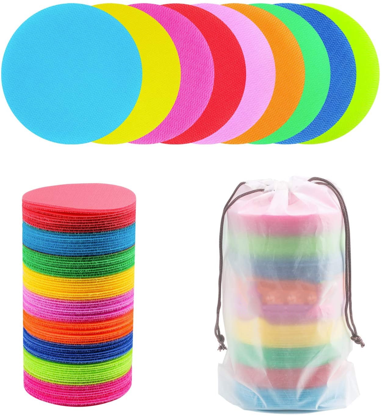 81 Pcs Carpet Sitting Dot Spot Carpet Spots Markers for Classroom