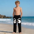 thumbnail image 6 of Qunyiney with Pockets Pants for Boys Graphic Funny Pants Relaxed Fit Wide Leg Beach Elastic Waist Pants Size 4, 6 of 9