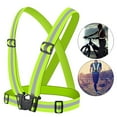 thumbnail image 1 of Flmtop Adjustable Outdoor Running Cycling Vest Harness Reflective Belt Safety Jacket, 1 of 9