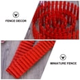 thumbnail image 2 of Minkissy 2Pack Small Decor Fence Mini Fence Red Iron Fairy Garden Theme for Handmade Crafts, 2 of 8