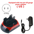 thumbnail image 4 of Dual Slot Hard Drive Docking Station for 2.5&3.5 Inch /IDE HDD SSD USB External Disk Box Enclosure Case US Plug, 4 of 7