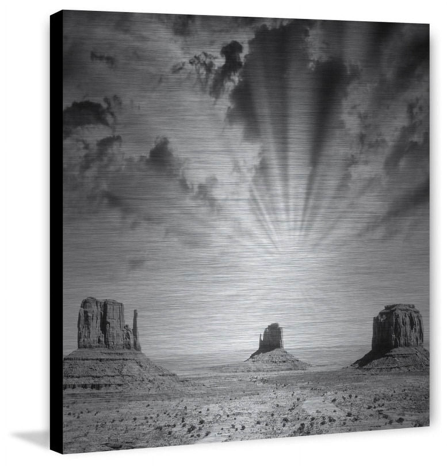 Marmont Hill - "Heaven Shine" Painting Print on Brushed Aluminum