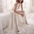 thumbnail image 4 of Monos de verano para mujer, monos elegantes, largos, anchos, sin mangas, con escote en V, para mujer, para boda, dama de honor, sin espalda, formales, de negocios, pantalones, traje,, 4 of 5