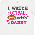 thumbnail image 4 of Inktastic I Watch Football with My Daddy Boys or Girls Toddler T-Shirt, 4 of 5