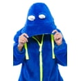 thumbnail image 4 of 6441-ROY-S #FollowMe Adult Onesie with Animal Ears (Royal / Neon Lime, Medium), 4 of 5
