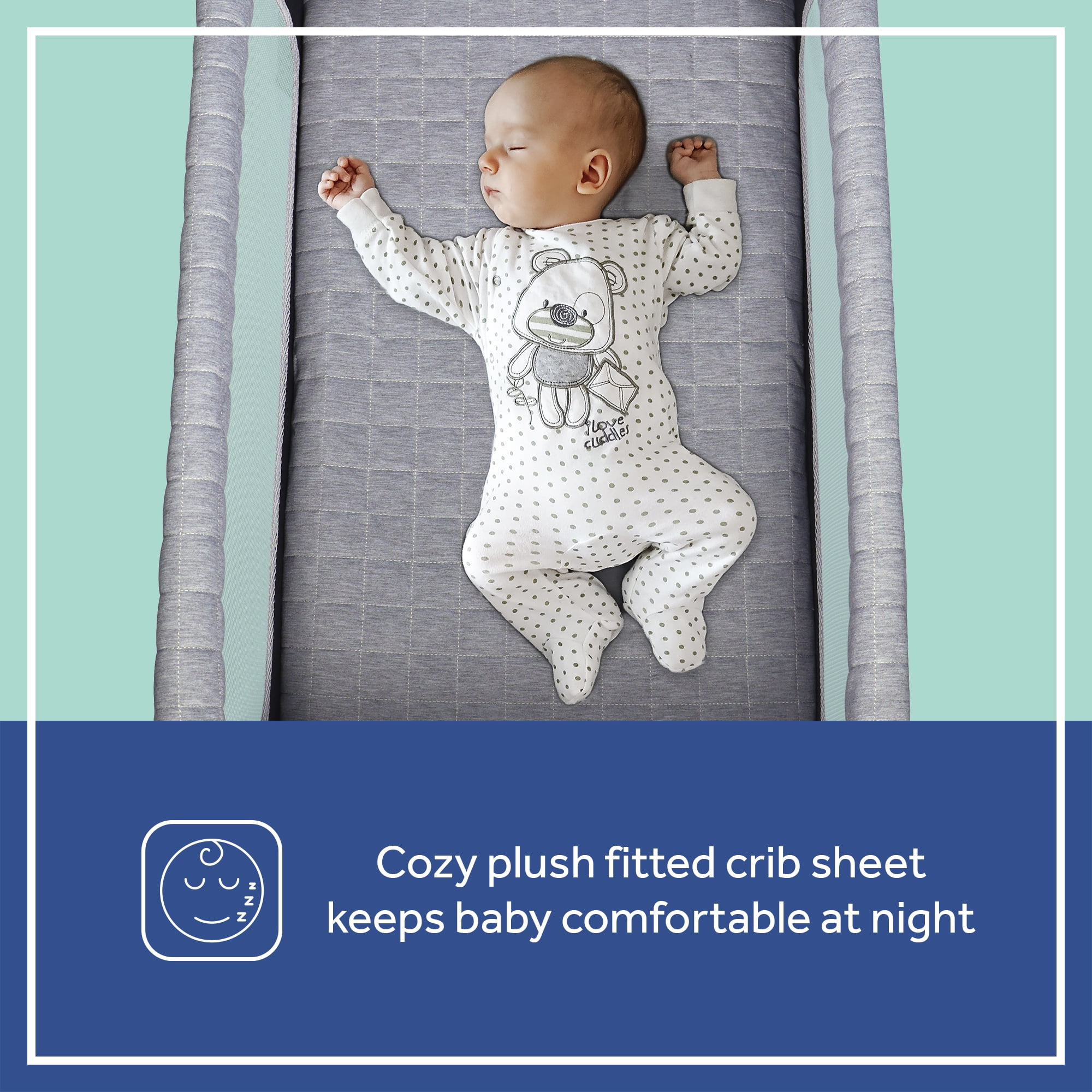Sealy Cozy Soft Lightweight Breathable Bassinet