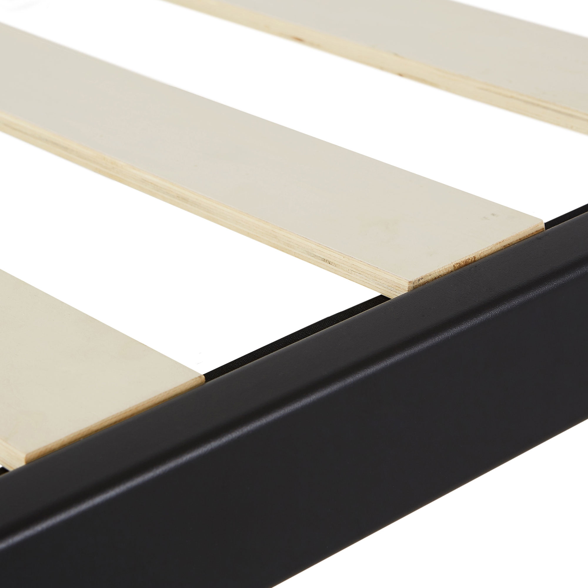 Intellibase Queen Size Wooden Slat Black Metal Platform Bed Frame Intellibase Queen Size Wooden Slat Black Metal Platform Bed Frame With Headboard Com