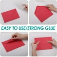 thumbnail image 3 of wqlpp-50 Pack Kraft Envelopes Self-Sealing, A7 Greeting Card Mailing Envelopes for Invitations Wedding Announcements Sage Red, 3 of 4