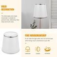 thumbnail image 3 of HEALEEP Lampshade White Cloth Square Soft Light Office Use 1 Piece, 3 of 8