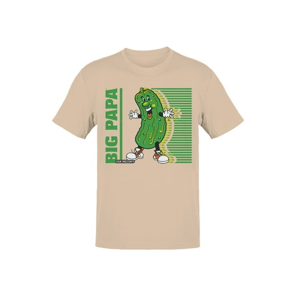 Officially Licensed Van Holten Pickles Big Papa Pickle Cartoon Fun Women's T-shirt