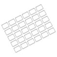 thumbnail image 4 of 30 colgantes cuadrados huecos de metal geométrico de acero inoxidable para hacer joyas DIY, 4 of 5