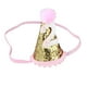 thumbnail image 3 of KAKOWELY 1 gorro de cumpleaños para bebé, accesorio para fotos, accesorios para el cabello, gorro con purpurina (dorado, dos años), 3 of 4