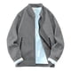 thumbnail image 1 of pstuiky camisas de manga larga para hombre, Suéter informal de punto para hombre, cárdigan holgado de color liso, manga larga y cuello alto camisetas de hombre xxxl, 1 of 2
