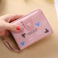 thumbnail image 1 of Cartera de mujer de Disney, billetera plegable multifuncional de Mickey Mouse, Mini monedero con cremallera, tarjetero para niñas, bolsa de almacenamiento de llaves Gao Jinjia LED, 1 of 2