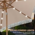 thumbnail image 7 of Autlaycil 3 pcs 7.5 ft Fringe Patio Umbrella with 18 LED Lights and Tassels， 3 Colors to Choose, 7 of 7