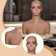 thumbnail image 1 of Cabeza maniquí femenina realista, soporte multifuncional para pelucas, soporte para pelucas con hombros para sombreros, bufandas y pendientes., 1 of 9
