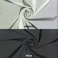 thumbnail image 2 of Crepe Chiffon Chelsea – Lightweight Sheer Dress Fabric by the Yard (BLACK, ByYard), 2 of 5