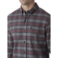 thumbnail image 5 of Chaps Men's & Big Men's Long Sleeve Stretch Button Down Flannel Shirt, 5 of 5