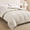 Beige-Full, variant on White Queen Size All Season Quilted Down Alternative Bed Comforter