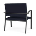 thumbnail image 3 of Newport Reception Waiting 18.5" Bariatric Chair / Charcoal Steel / Navy Blue, 3 of 5