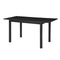 thumbnail image 2 of Lisonu 59" Extendable Dining Table, Modern Black Wooden Kitchen Table for 4-8 People, Space-Saving Expandable Table for Dining Room, Home Office & Small Living Spaces, 2 of 11