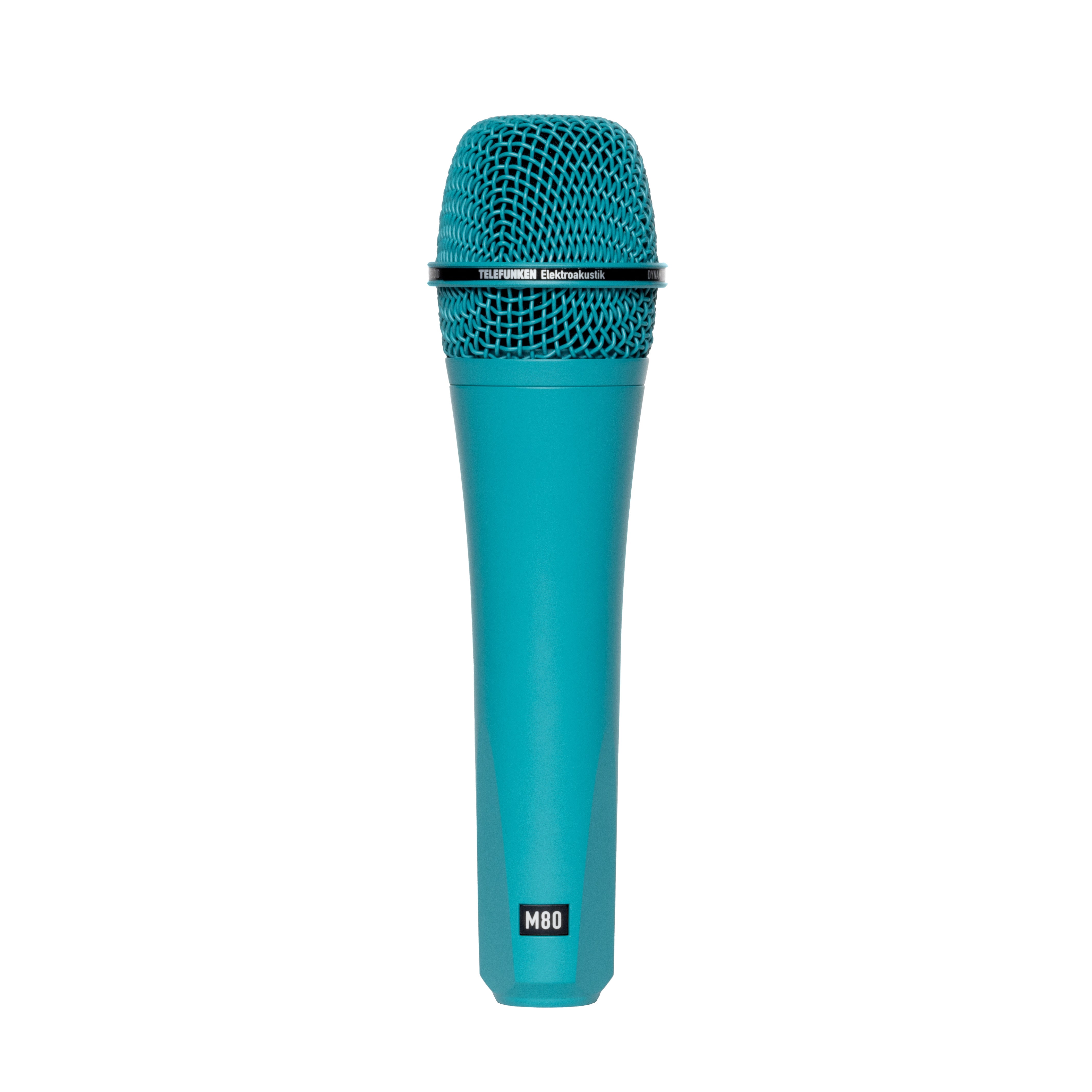 Telefunken USA Custom Shop M80 Dynamic Handheld Microphone Turquoise