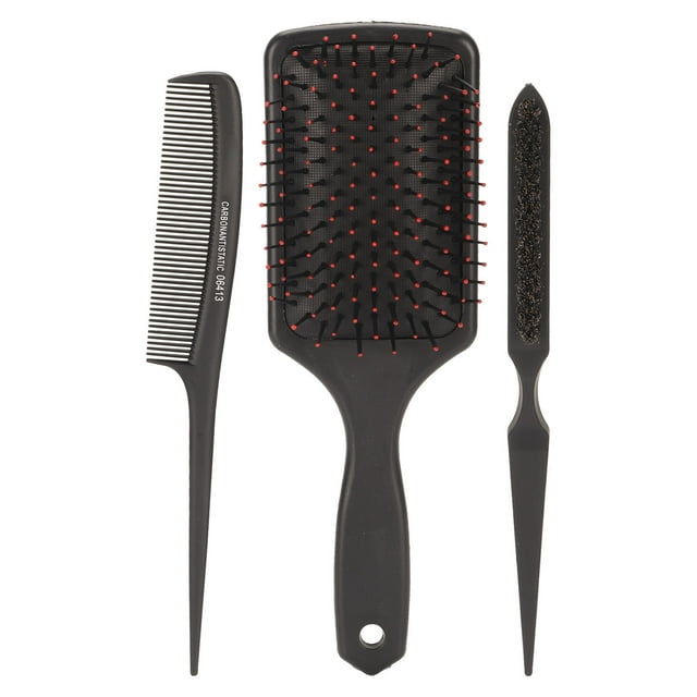Juego de cepillo y peine para el cabello, juego de 3 peines para el cabello, cepillo de paleta para el cabello, peine para el cabello, eficiencia óptima