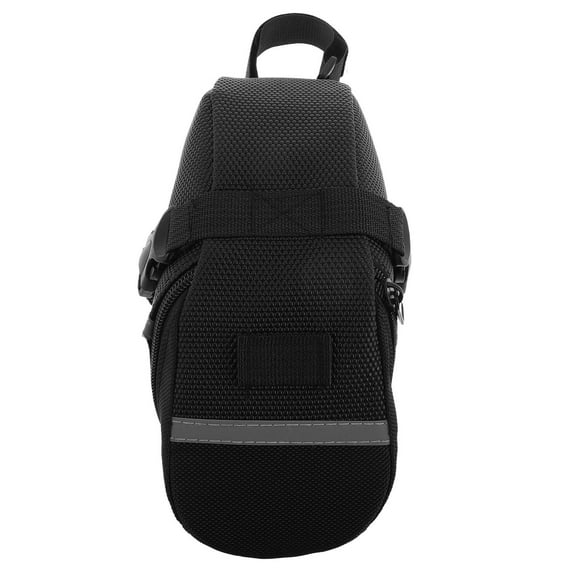 WEUVEB Saddle Bags for Bicycle Bike Saddle Bag Durable Black 1Pack for Cycling
