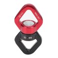 thumbnail image 2 of Polea de 30 KN Rueda para escalada en roca para exteriores Conector fijo Rueda colgante bidireccional (Negro Rojo), 2 of 8
